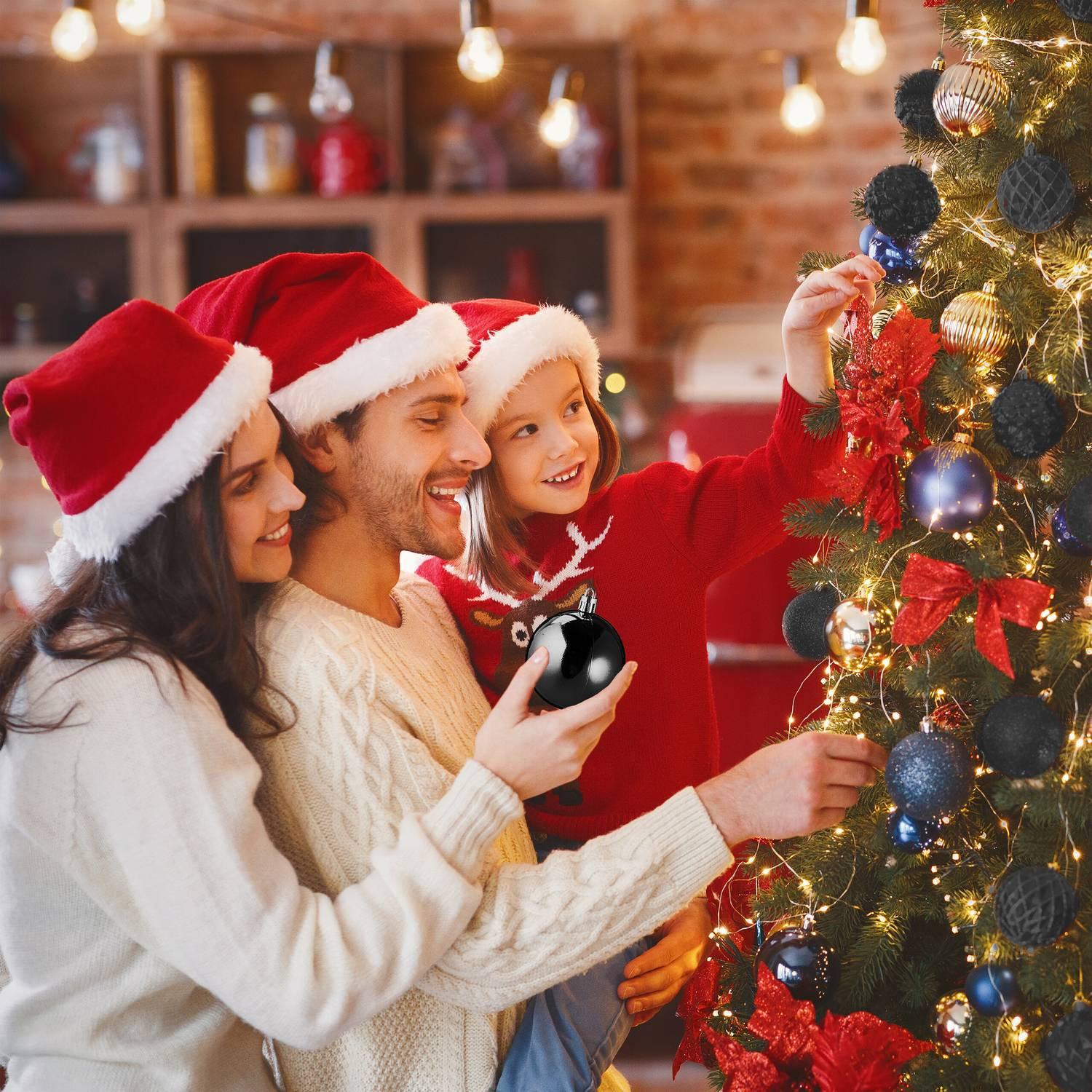 Northix Weihnachtsschmuck-Set, 100-teilig  