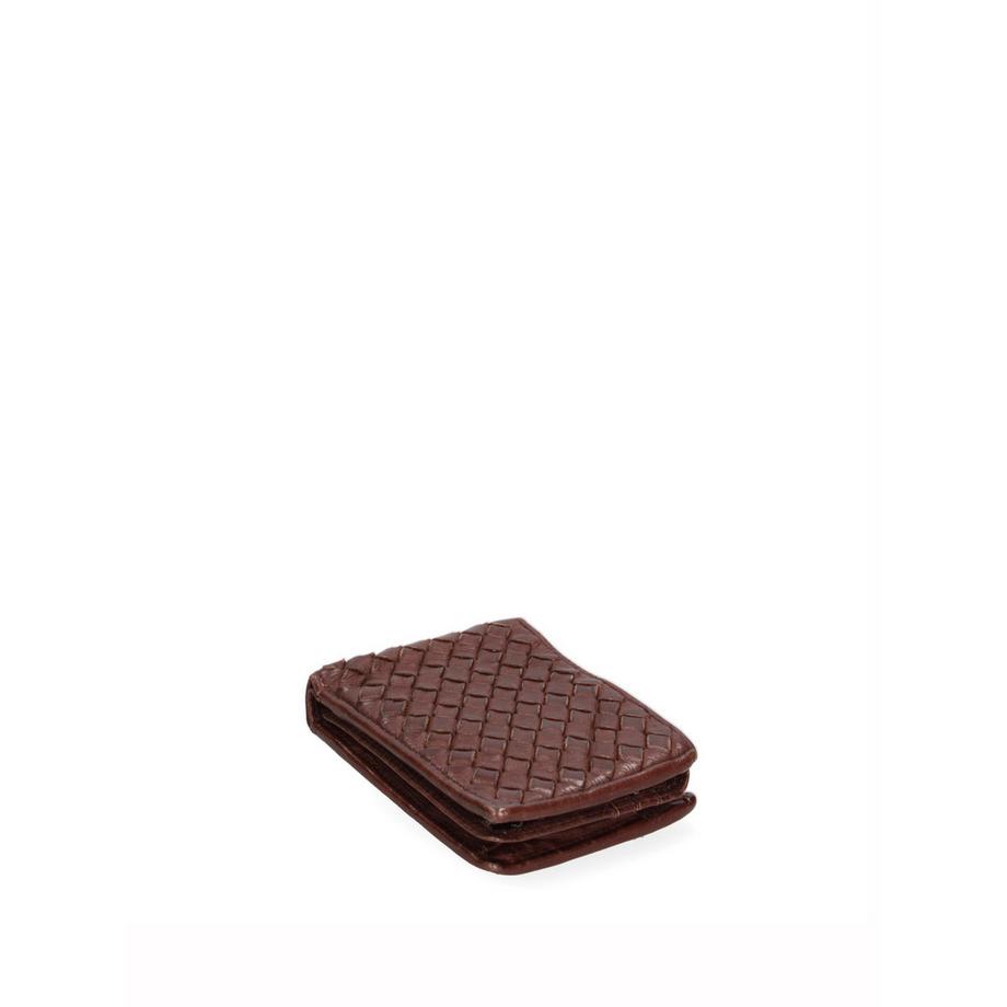 Sergio Valentini Portafoglio in Pelle Intrecciata  