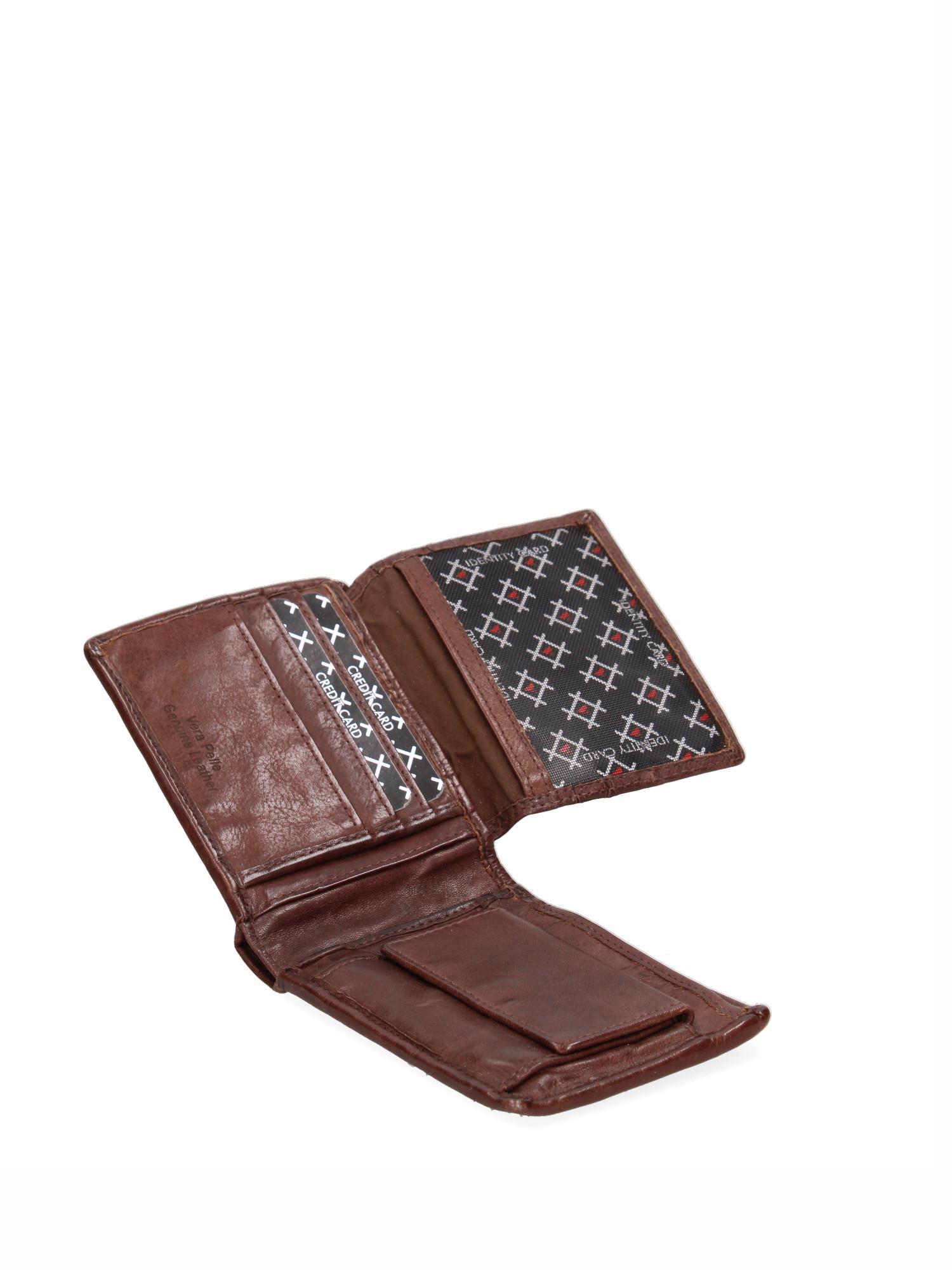 Sergio Valentini Portafoglio in Pelle Intrecciata  