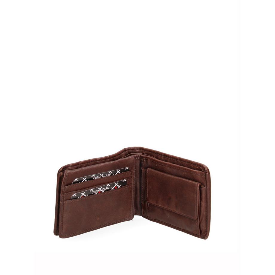 Sergio Valentini Portafoglio in Pelle Intrecciata  