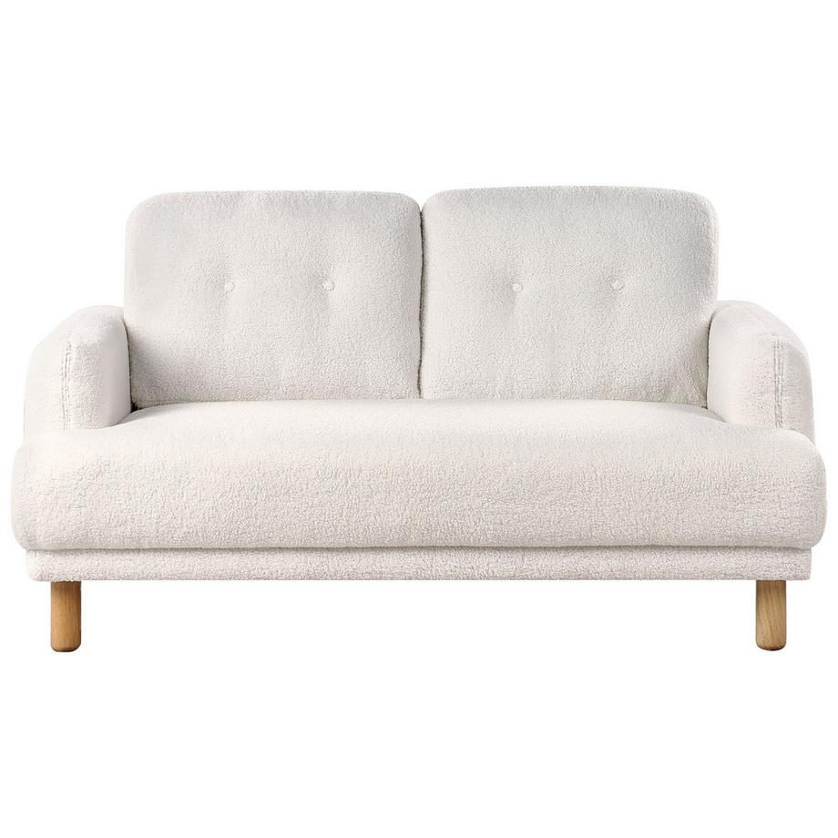 Beliani Canapé 2 places en Bouclé Rétro TUVE  