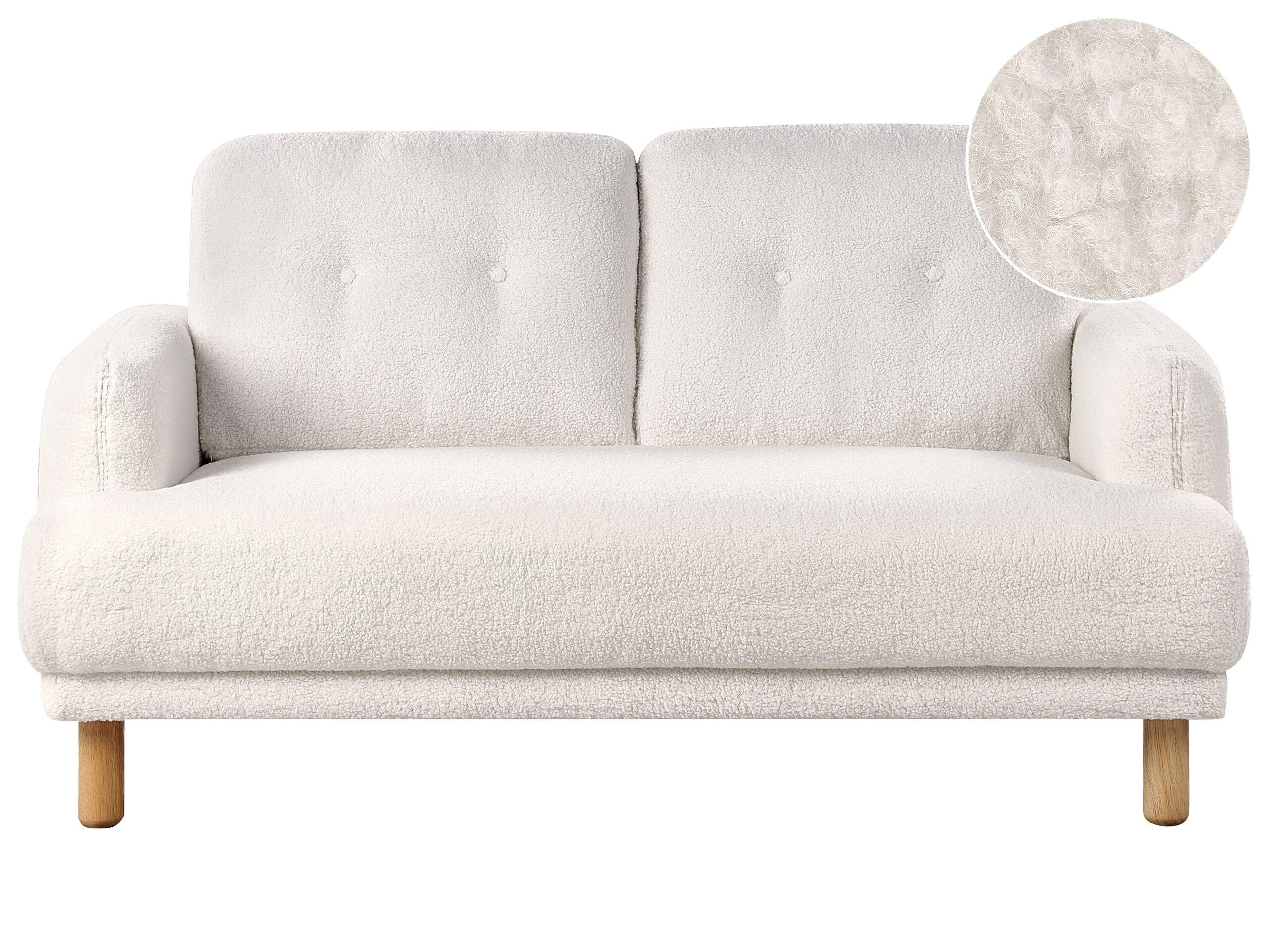 Beliani 2 Sitzer Sofa aus Bouclé Retro TUVE  