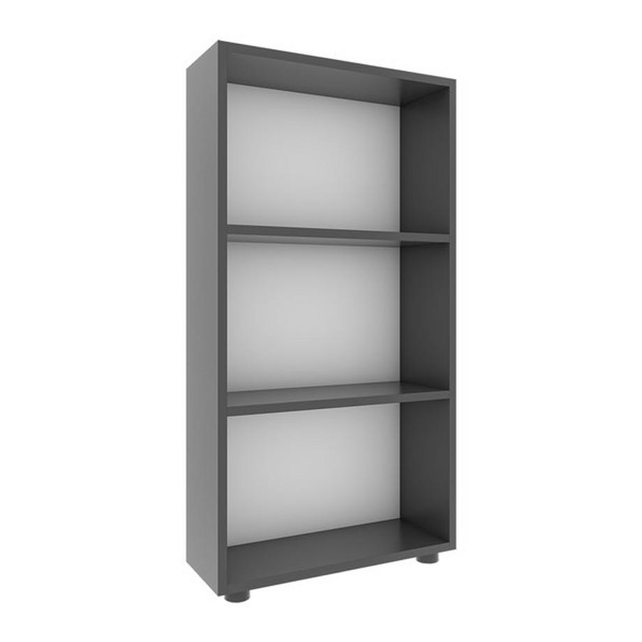 VCM Holz Aufbewahrung Stand Regal Bücherregal Deko Bücher Standregal Bulas 3 Fächer  