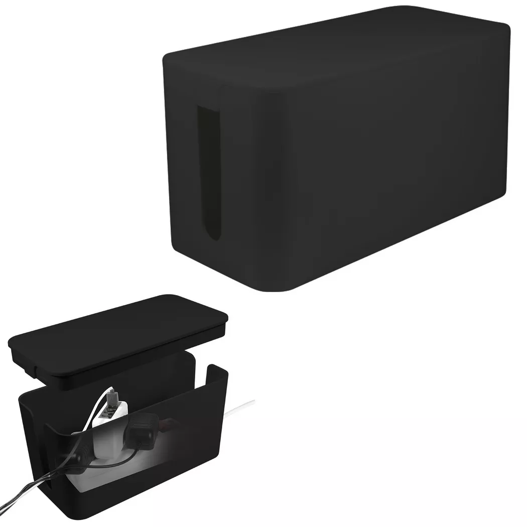 LogiLink KAB0060 cable organizer Cable box Black 1 pc(s)