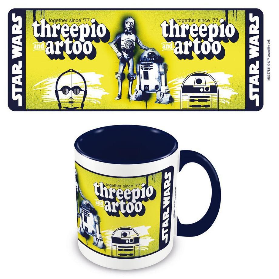 STAR WARS Kaffeebecher Threepio Artoo, Keramik  