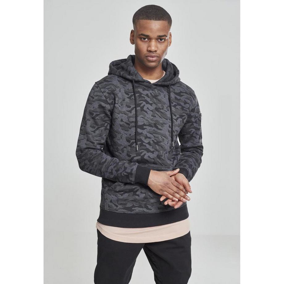URBAN CLASSICS Camo Bomber Hoodie  