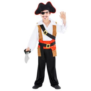 Tectake  Costume da bambino/ragazzo - Capitano Ole il Guercio 