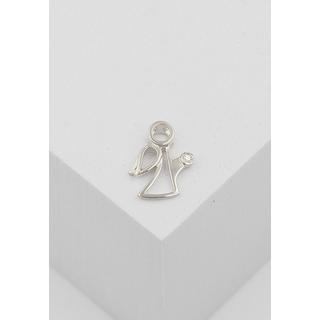 MUAU Schmuck  Pendentif ange en or blanc 750 diamant 0,0075ct. 13x11mm 