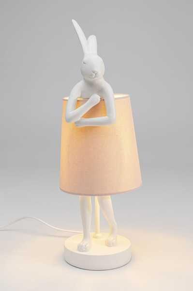 KARE Design Lampe à poser Animal Lapin rose années 50  