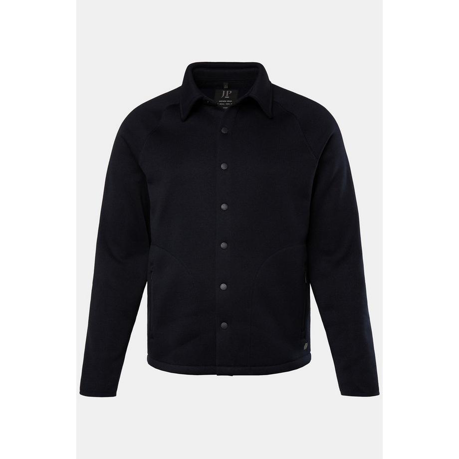 JP1880 Surchemise Manches Longues Maille Polaire Col Kent  