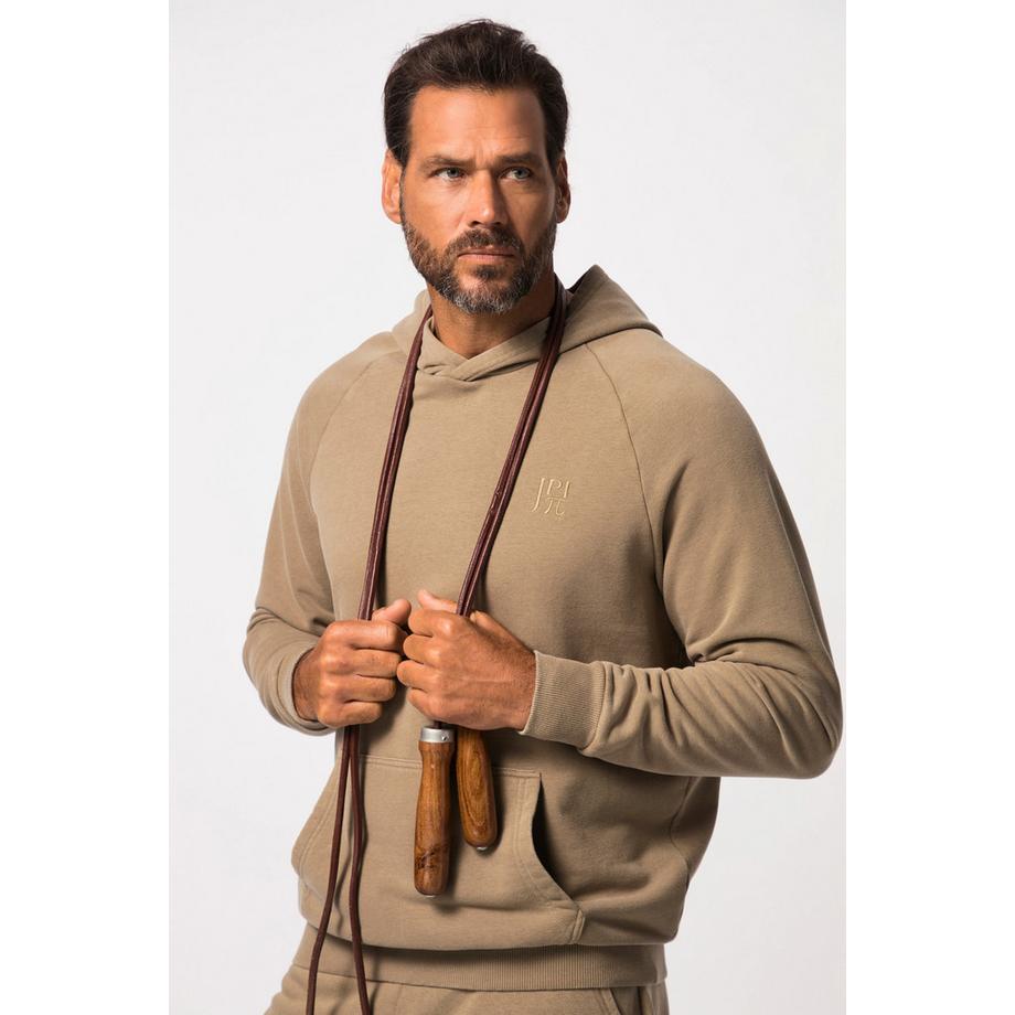 JP1880 Felpa con cappuccio Fitness Maniche lunghe raglan  