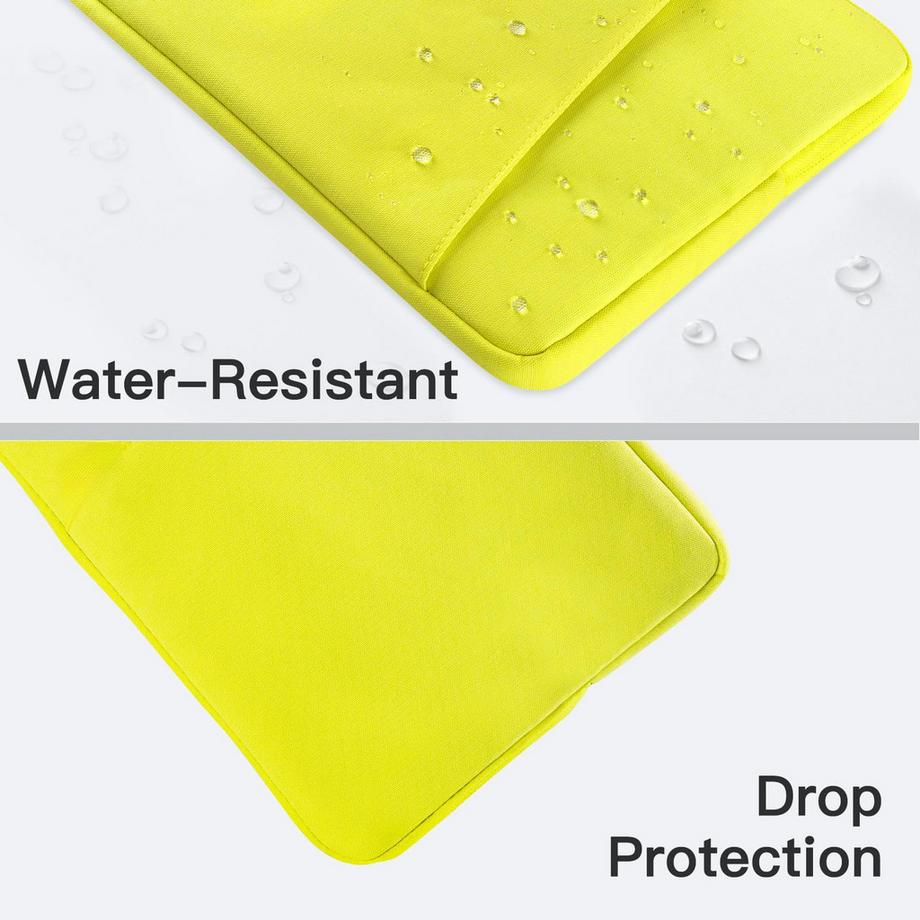 Only-bags.store Wasserdichte Stossfeste Laptoptasche mit Zubehörtasche  