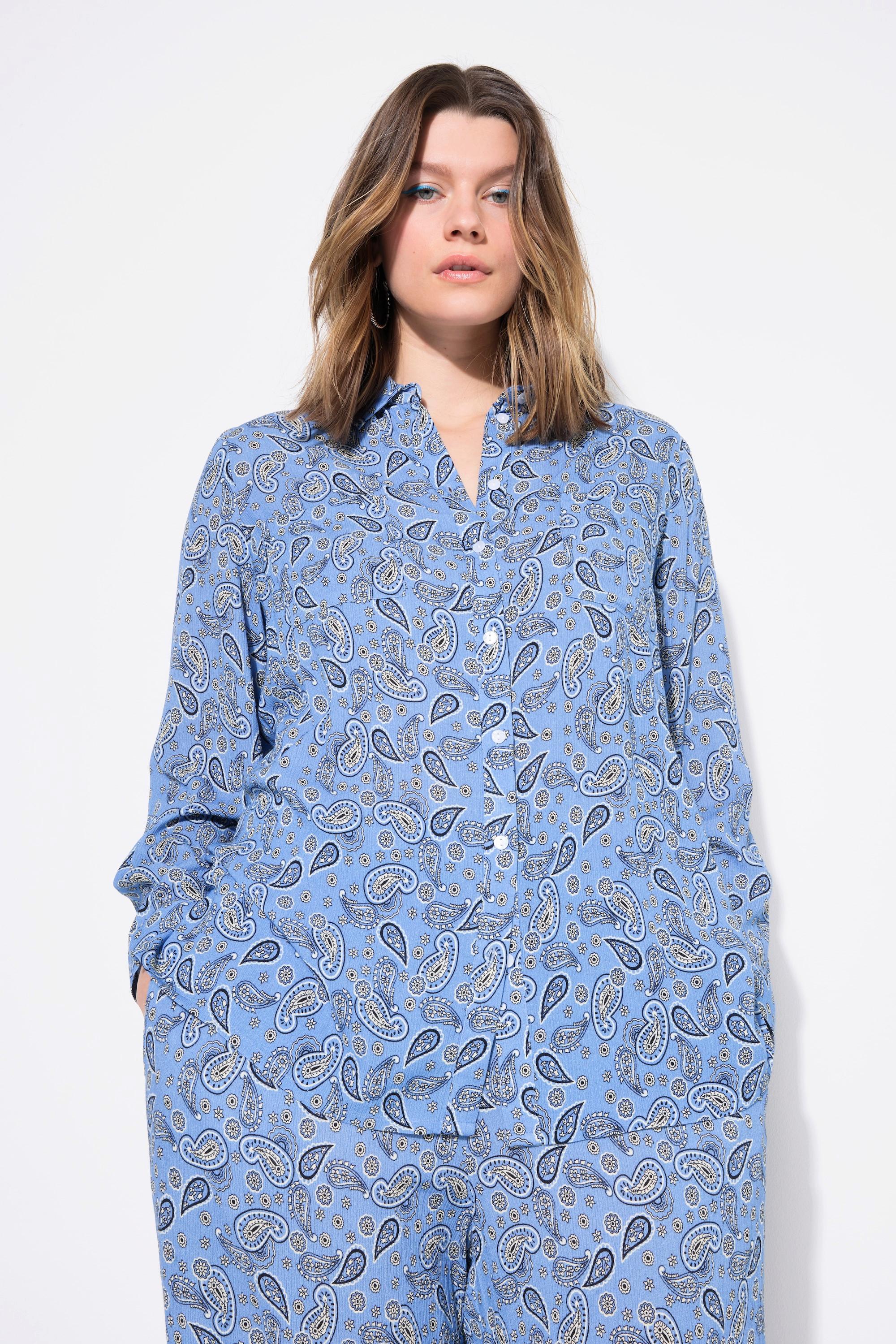 Studio Untold Camicia Taglio Squadrato Stampa Paisley  