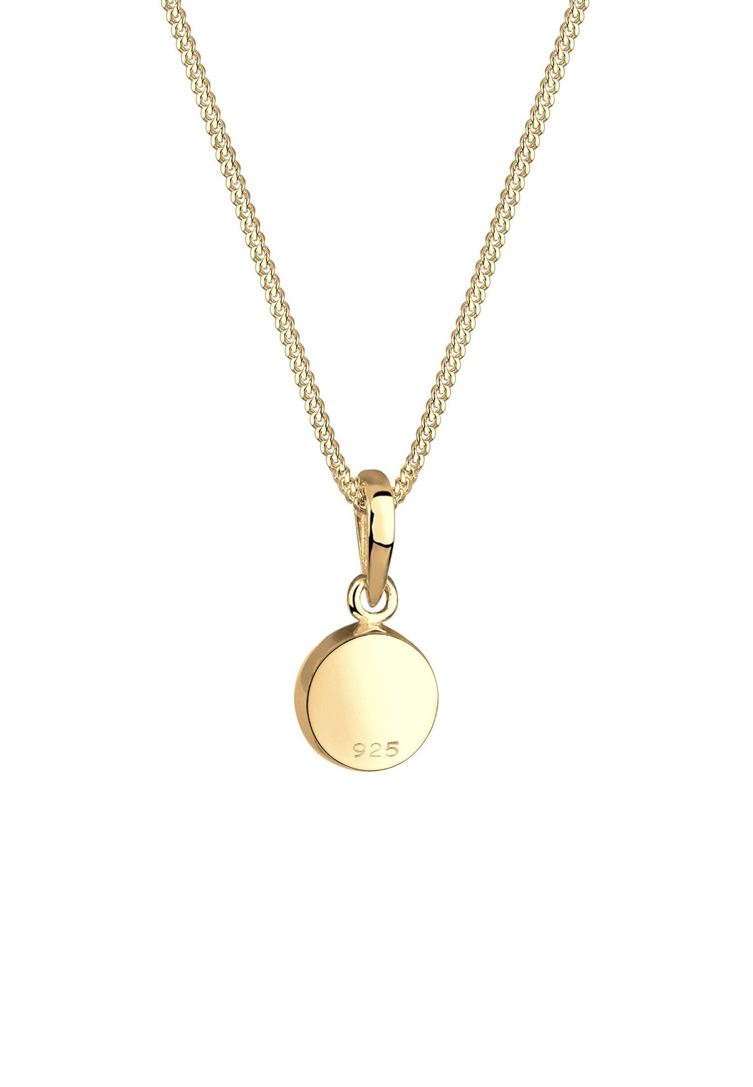 Elli  Halskette Mondstein Anhänger 