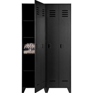 mutoni Armoire vestiaire Stijn noir FSC  