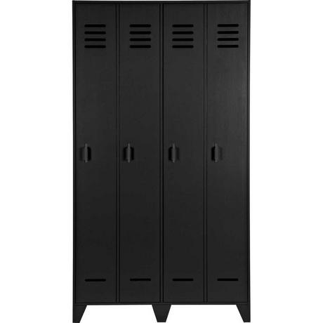 mutoni Armoire vestiaire Stijn noir FSC  