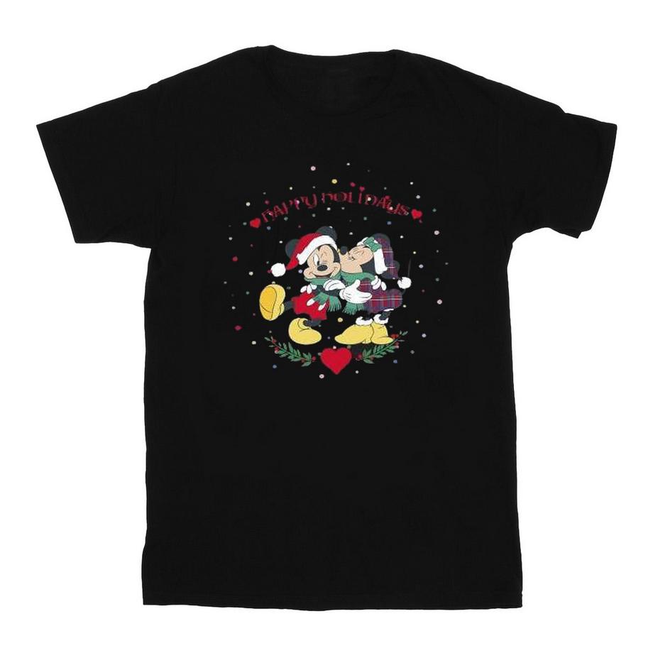 Maglietta Ampia Topolino E Minnie Mouse Natale