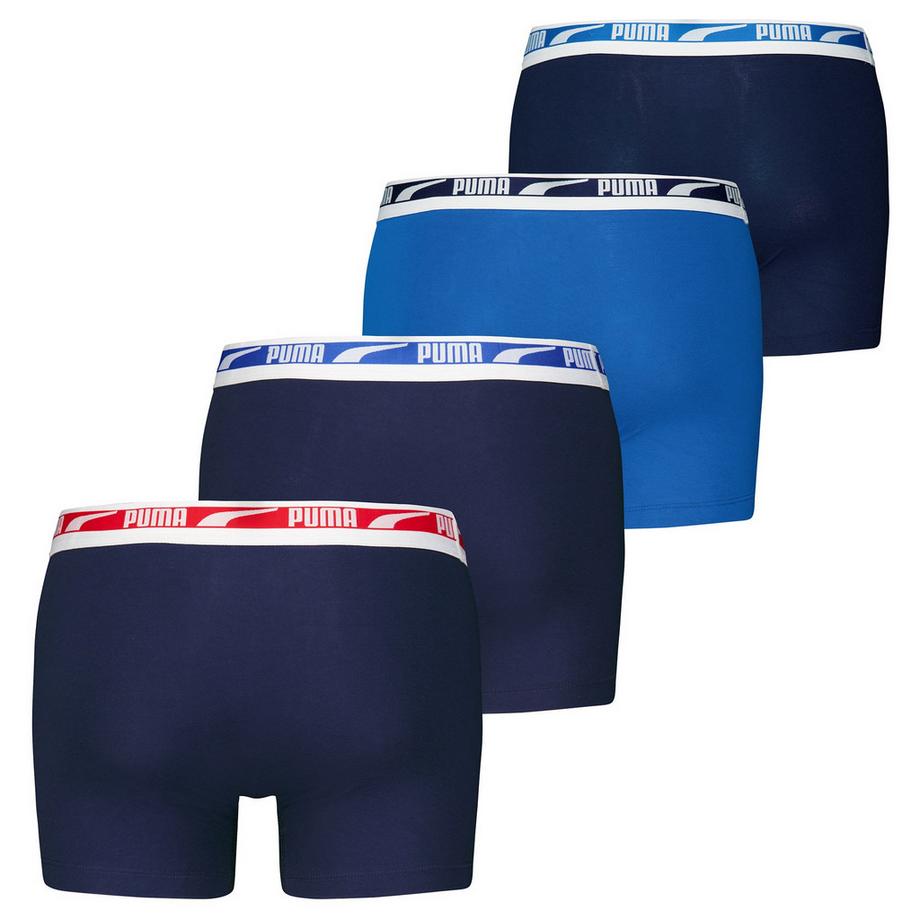 PUMA Everyday Multi Logo Boxershorts 4er Pack  