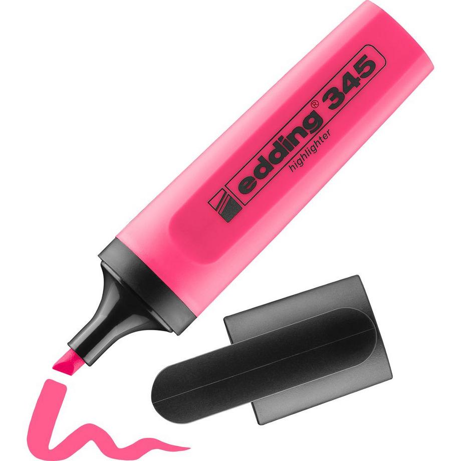 Edding Edding 345 Highlighter Pink (10) evidenziatore  