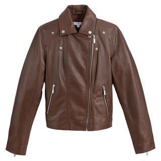 La Redoute Collections Giacca in Pelle Stile Biker  