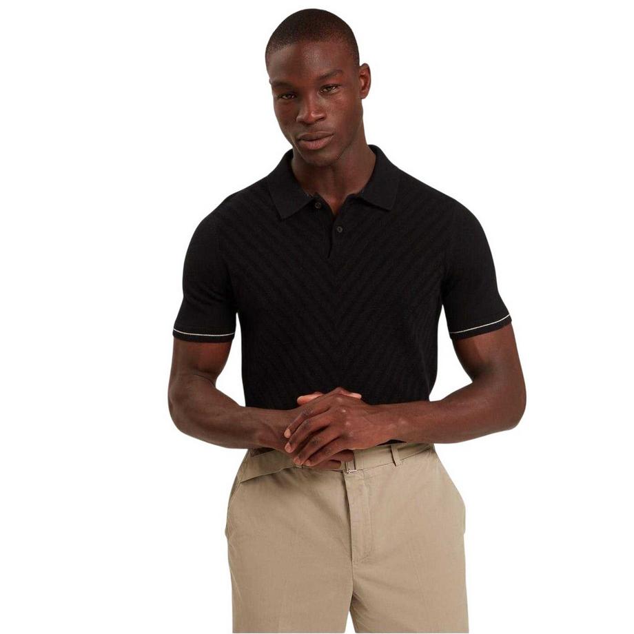 TED BAKER Maglietta Polo Chevron con Collo  