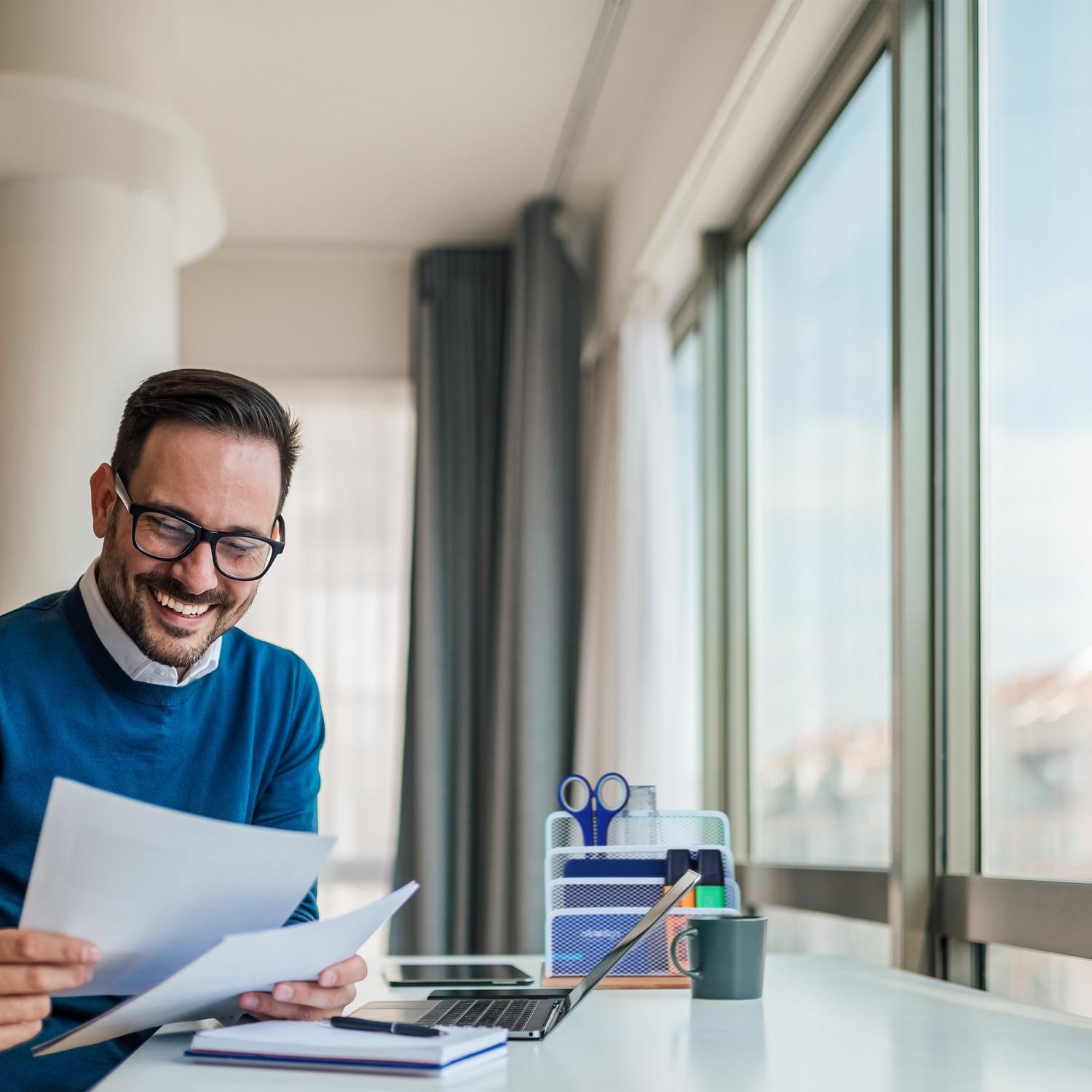 B2X Porta lettere in metallo e bambù  
