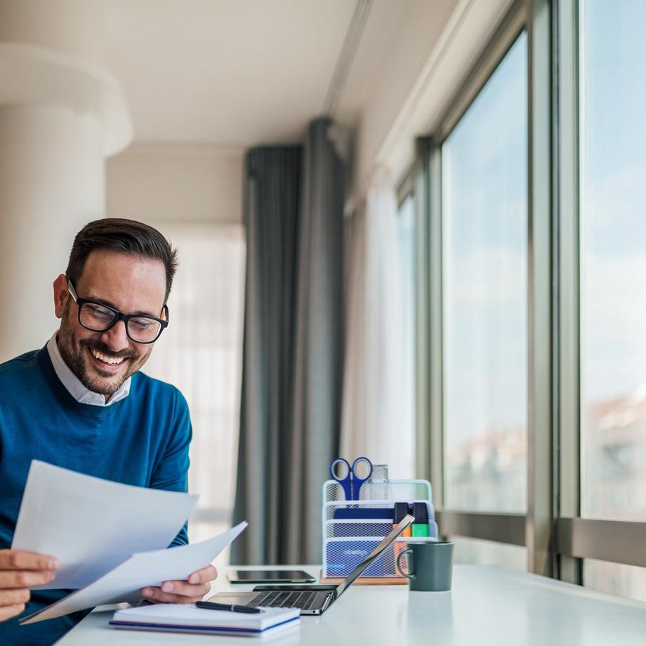 B2X Porta lettere in metallo e bambù  