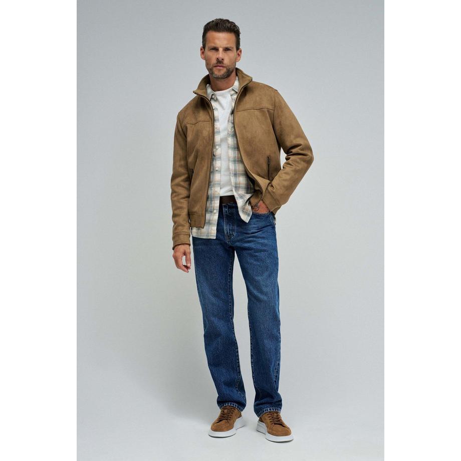 Salsa Veste en simili cuir Faux Suede  