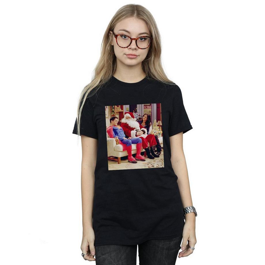 Friends Christmas Santa Superman T-Shirt  