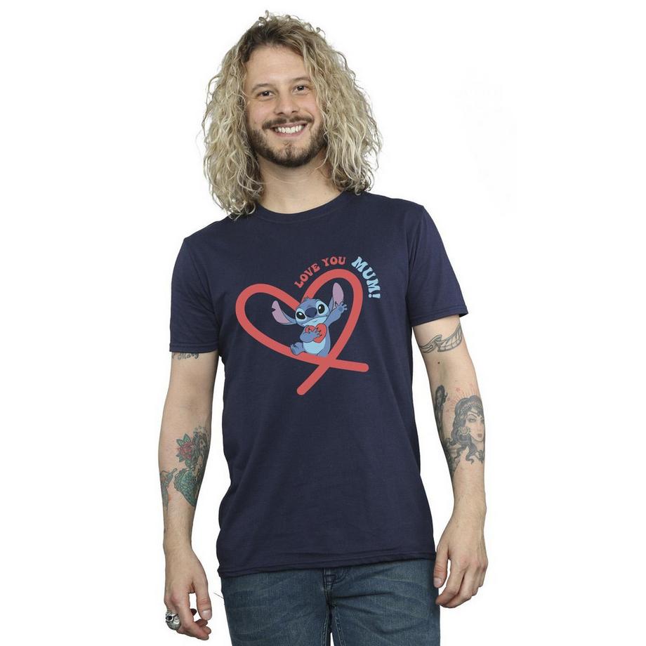 Disney Love You Mum T-Shirt Imprimé  