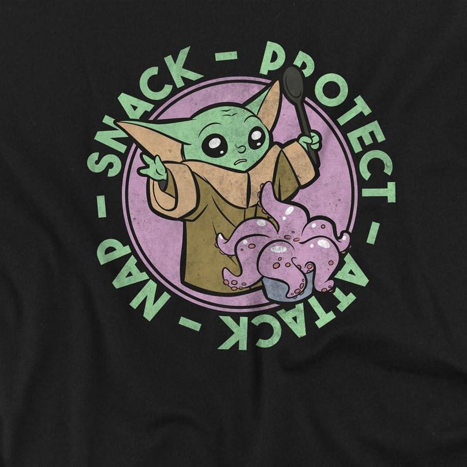 STAR WARS Protect Attack Nap Snack T-Shirt  