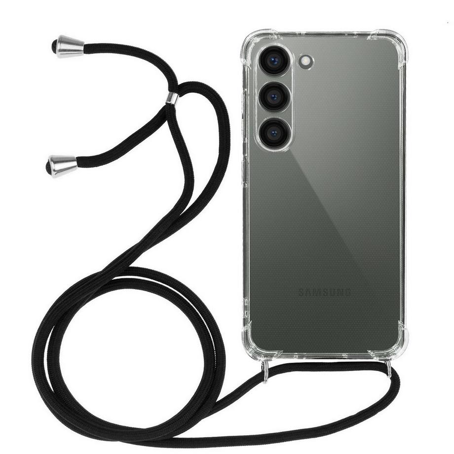 Cover cordino Samsung S23 trasparente