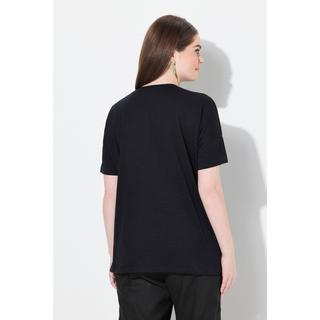Ulla Popken T-shirt Oversize Girocollo Mezze Maniche  