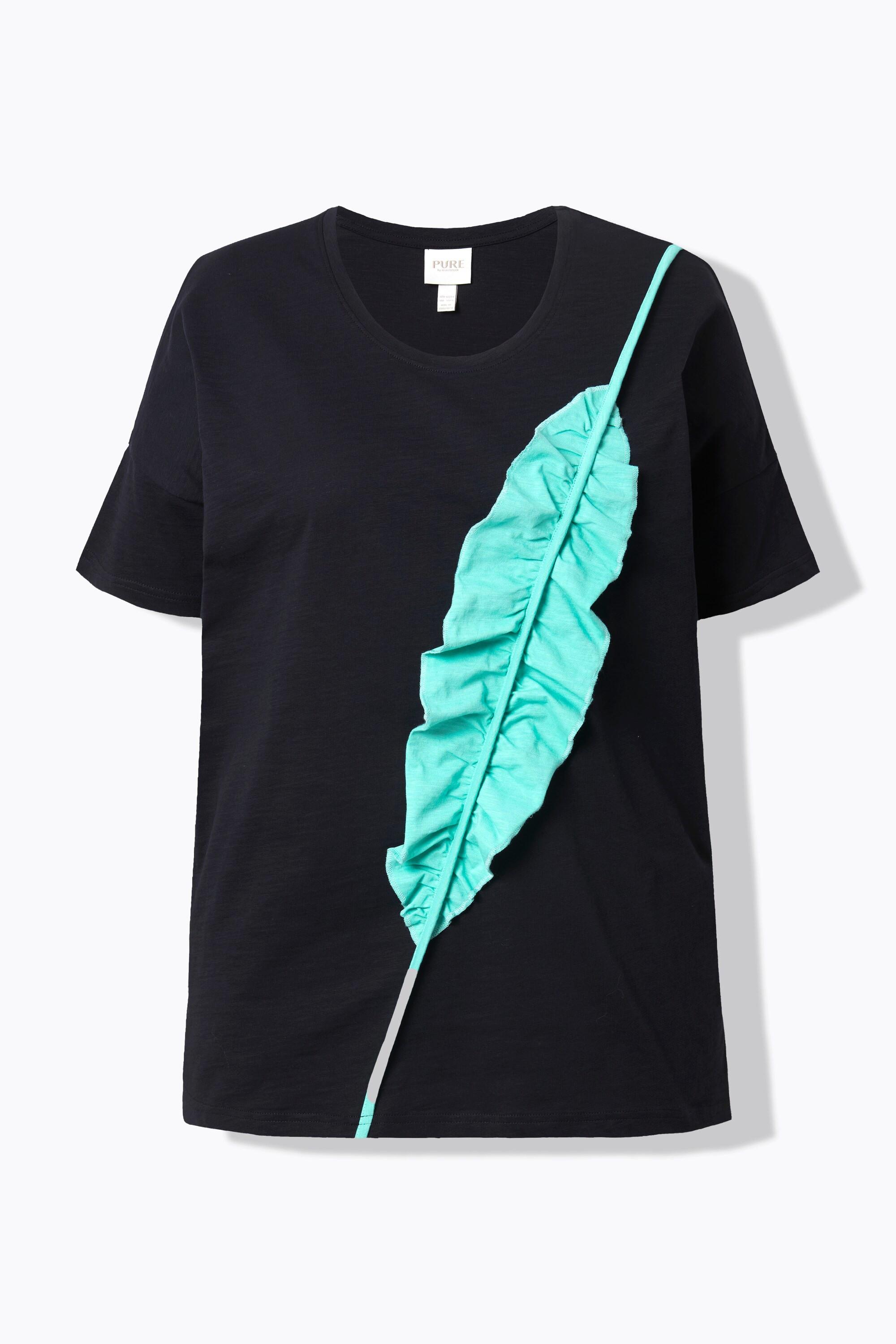 Ulla Popken T-shirt Oversize Girocollo Mezze Maniche  