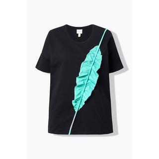Ulla Popken T-shirt Oversize Girocollo Mezze Maniche  