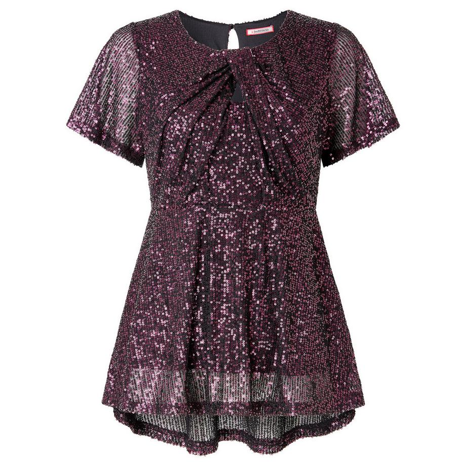 Joe Browns Top Paillettes Girocollo  