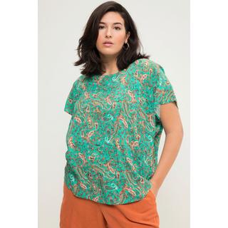 Studio Untold  Blusenshirt, oversized, Paisley Print, Rundhals 