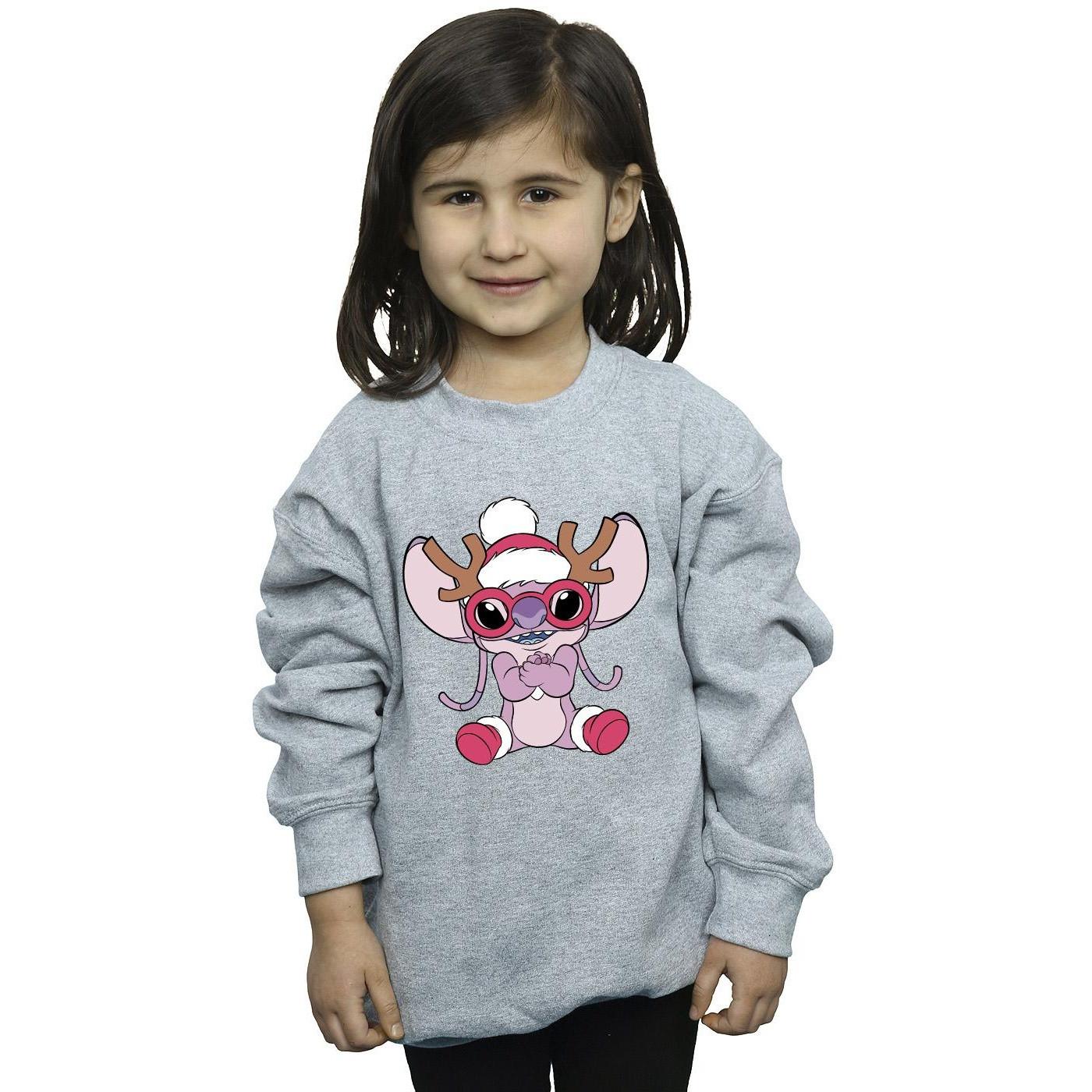 Disney  Lilo & Stitch Angel Reindeer Sweatshirt 