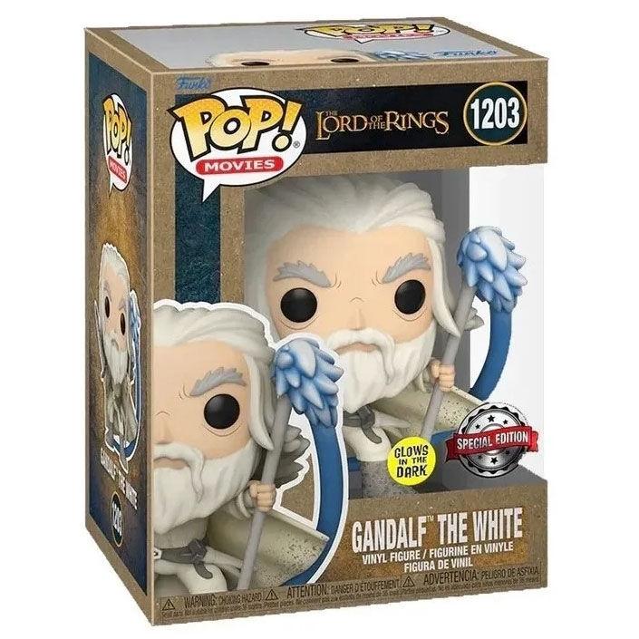 Funko  Figura POP Il Signore degli Anelli Gandalf il Bianco Esclusivo 