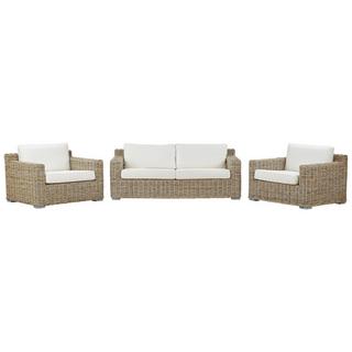 Beliani Set da esterno en Rattan Boho ARDEA  