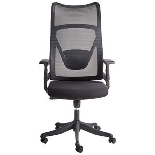 Beliani Sedia da ufficio en Tessuto a rete Moderno BARD  