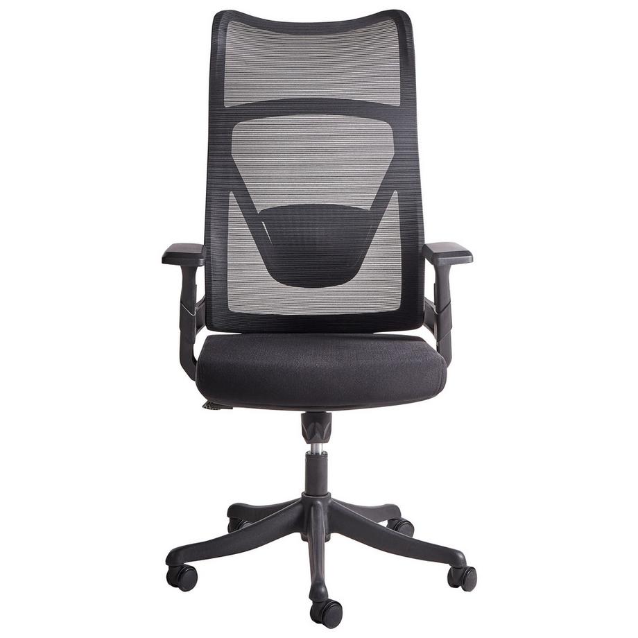 Beliani Sedia da ufficio en Tessuto a rete Moderno BARD  