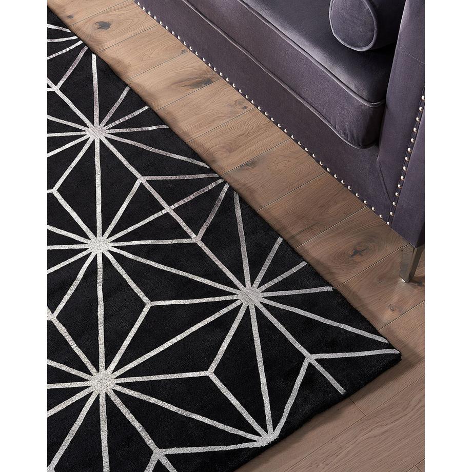 Beliani Tapis en Soie artificielle  SIBEL  