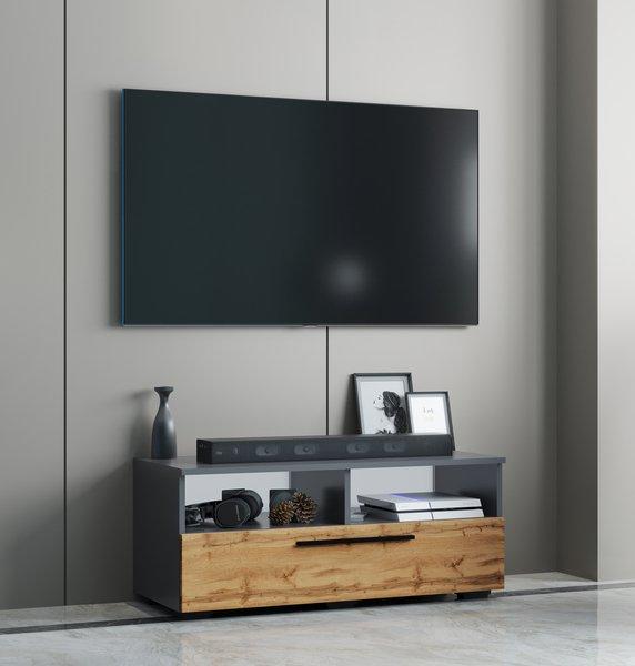 VCM Holz TV Lowboard Möbel Fernsehschrank Tisch Konsole Fernsehtisch Arila XL  