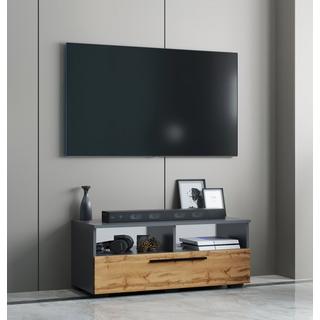 VCM Holz TV Lowboard Möbel Fernsehschrank Tisch Konsole Fernsehtisch Arila XL  