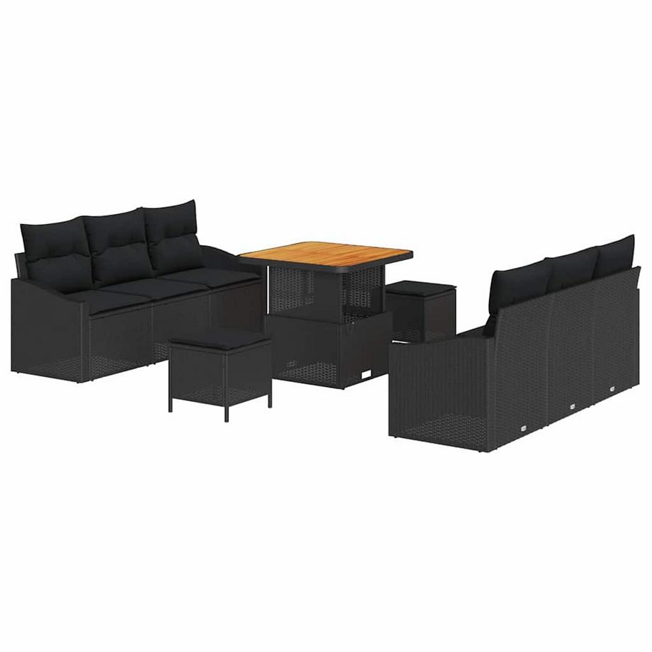 Canapé de jardin poly rattan