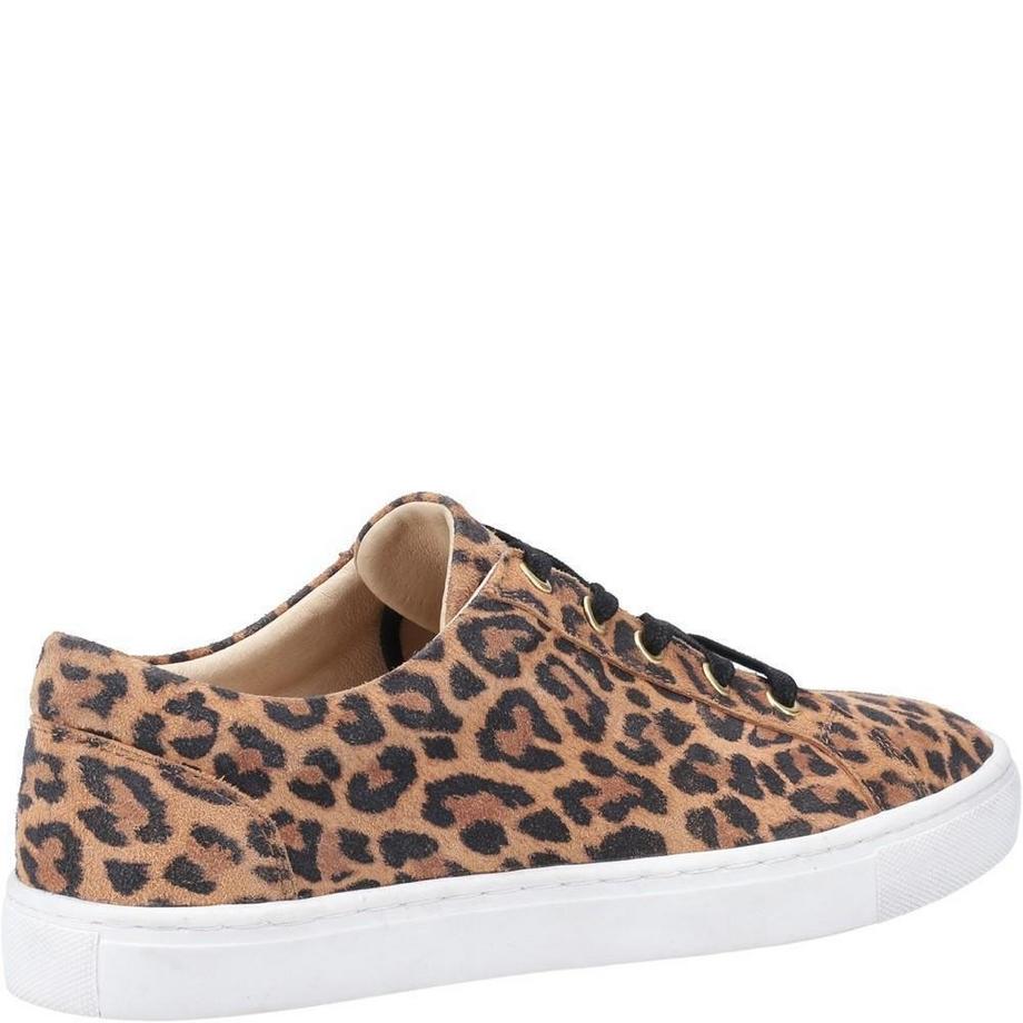 Hush Puppies Tessa Stampa Leopardata Pelle Sneakers  