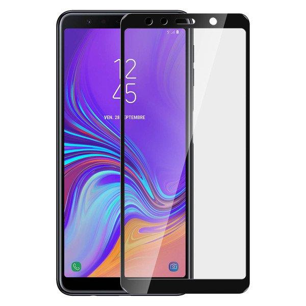 Avizar  Glass Full Cover Galaxy A7 2018 Schwarz 