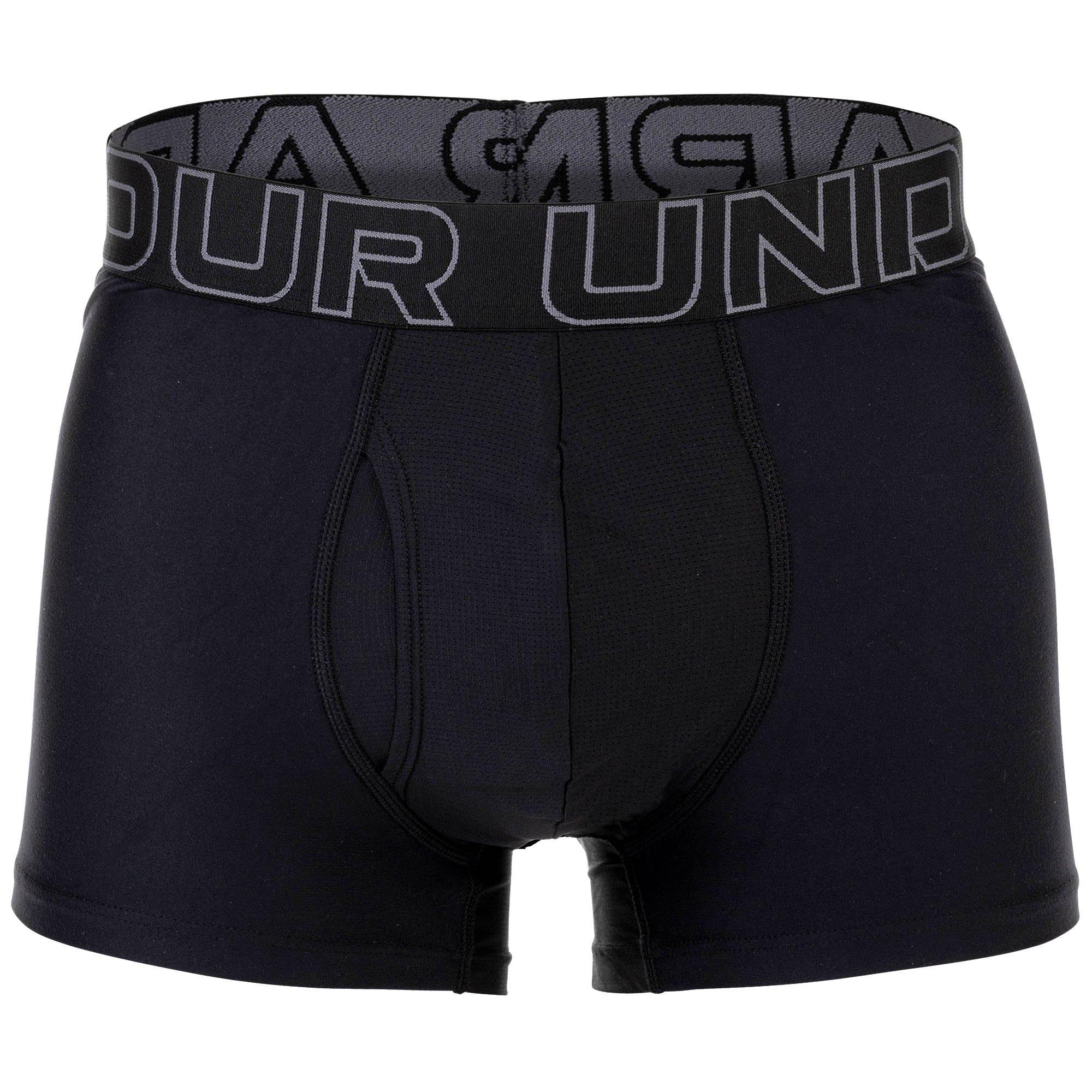 UNDER ARMOUR Performance Tech Solid 3 Inch Boxer 3 Pezzi  