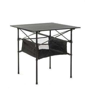 Table de camping pliante avec panier et sac de rangement